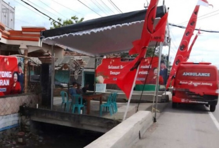 Posko Mudik DPC PDIP Kabupaten Jombang Sediakan Ambulans dan Fasilitas Gratis 24 Jam