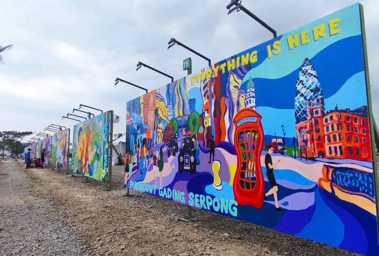 Instagramable! Mural Competition 2025 Sulap Gading Serpong Jadi Galeri Seni Terbuka