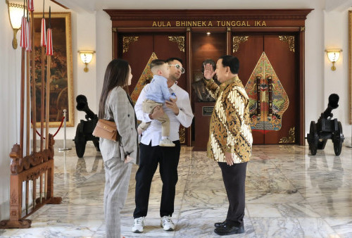 Prabowo Dikunjungi Cipung Anak Raffi Ahmad di Kemhan, Nagita: Double Gemoy Pak!