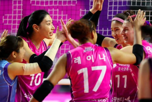 Heungkuk Pink Spiders Juara V-League Wanita Korea Selatan 2023-2024!