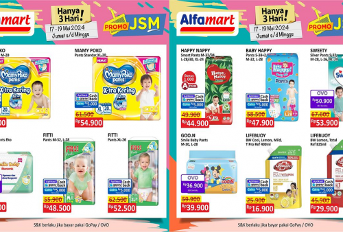 Katalog Promo JSM Alfamart Hari Ini 19 Mei 2024, Diskon Murah Popok Bayi Mulai Rp39 Ribuan