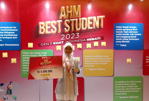 Mantap! Siswi SMK Binaan Wahana Sabet Gelar AHM Best Student 2023, Ini Karyanya!