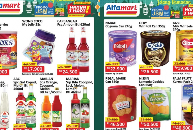 Promo JSM Alfamart Terbaru Hari Ini 8 Februari 2025, Borong Sirup Marjan hanya Rp10 Ribuan dari Sekarang!