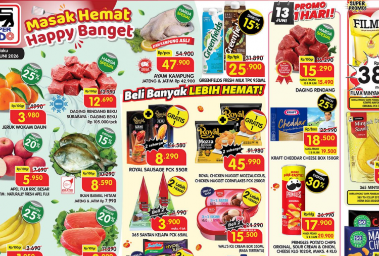Promo JSM Superindo Terbaru 12-14 Juni 2026, Beli So Klin Cuma Bayar Rp12 Ribu