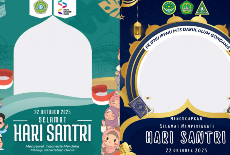 25 Twibbon Hari Santri 2025 Gratis, Bisa Buat Foto Profil di WA