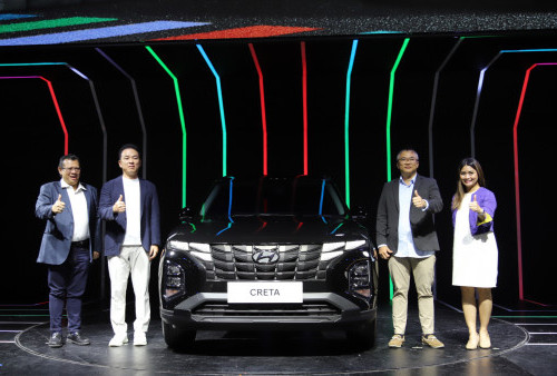Berdesain Futuristik, Hyundai CRETA Dynamic Black Edition Berteknologi Canggih Meluncur di IIMS 2023 