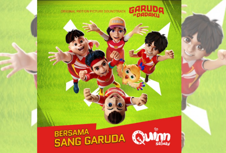 Quinn Salman Rilis Lagu 'Bersama Sang Garuda' OST Film Animasi Garuda di Dadaku, Intip Liriknya!