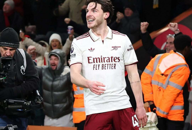 Bournemouth vs Arsenal 2-3, Declan Rice Comeback Langsung Cetak Brace