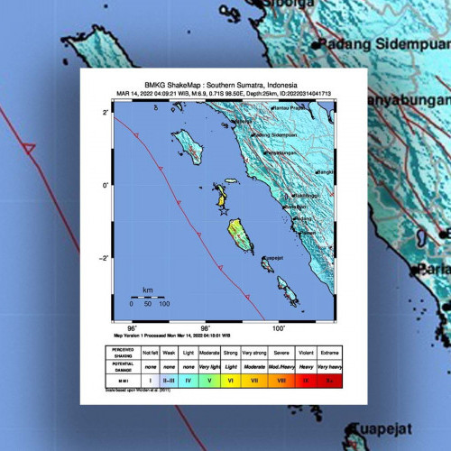 Setelah Nias Giliran Kepulauan Tidore Diguncang Gempa, Kajian InaRISK 35 Kecamatan dalam Potensi Bahaya