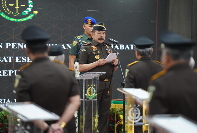 Rotasi Besar di Tubuh Adhyaksa, Jaksa Agung Lantik 34 Pejabat Strategis