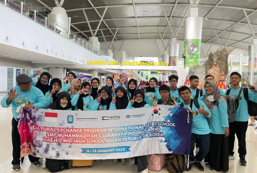 Cultural Exchange SMP Muhammadiyah 5 Surabaya, Berangkatkan 20 Pelajar ke Korea