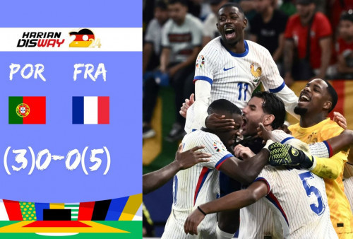 Portugal vs Prancis 0-0 (3-5): Les Bleus Tantang Spanyol di Semifinal Euro 2024