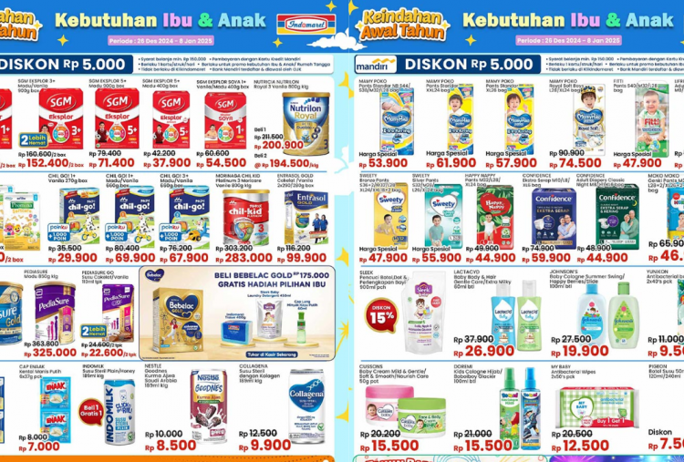 Katalog Promo JSM Indomaret 3-5 Januari 2025, Susu Bayi SGM Eksplor Soya Cuma Rp50 Ribuan!