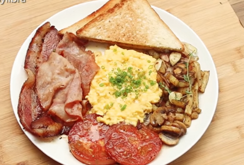 Resep Sarapan Pagi Praktis: English Breakfast Ala Hotel