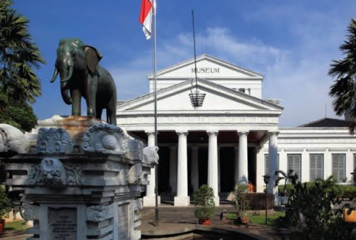 Pasca Kebakaran, Museum Nasional Indonesia Gajah Dijaga Ketat 