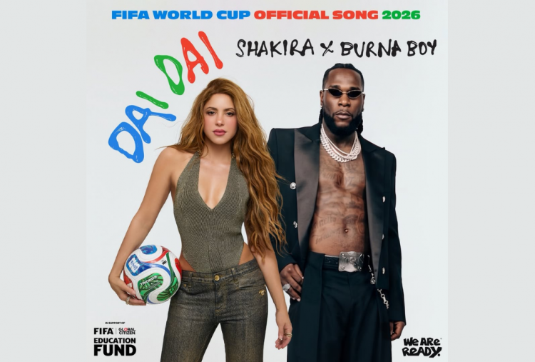 Lirik Lagu Dai Dai - Shakira feat Burna Boy sebagai Anthem Resmi Piala Dunia 2026 