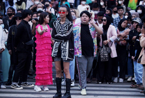 Pembubaran Citayam Fashion Week di Zebra Cross Sudirman Disorot: Bukan Untuk Fashion Show