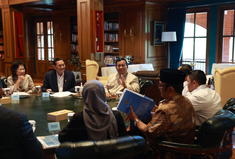 Pertemuan Strategis di Hambalang: Prabowo dan DEN Matangkan Transformasi Digital