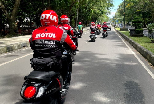 Perayaan 170 Tahun Motul Scooter, Gelar Touring Bali- Mandalika Saksikan WorldSBK