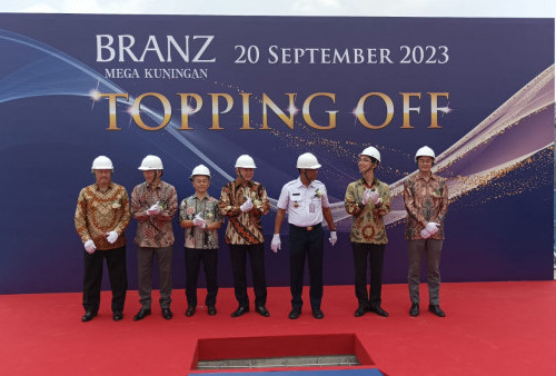 Tokyu Land Indonesia Lakukan Topping Off Kondominium Premium Ketiganya di BRANZ Mega Kuningan