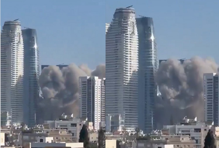 Rudal Iran Hantam Pusat Kota Tel Aviv, Rumah Sakit Hingga Bursa Efek Rusak Parah 
