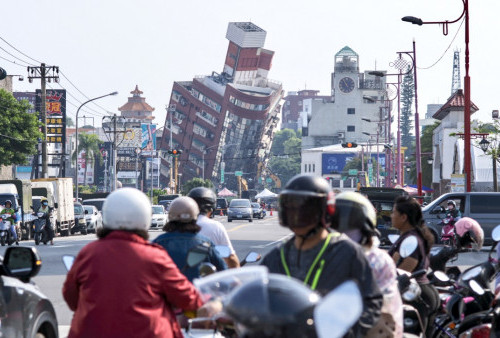 Selamat Tinggal, Gedung Uranus yang Miring akibat Gempa Taiwan akhirnya Dirobohkan