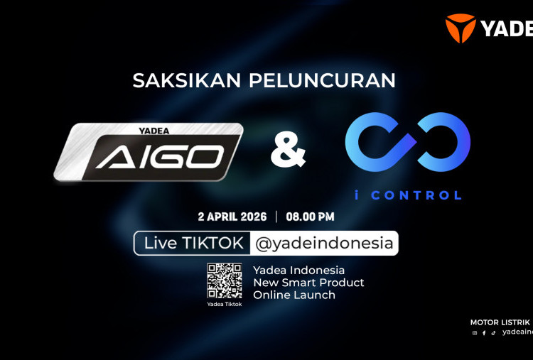 Catat Tanggalnya! Motor Listrik Terbaru Yadea Bakal Meluncur di Indonesia Secara Live di TikTok