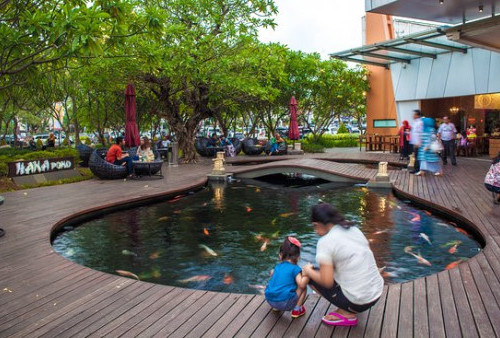 Dua Sustainibility Area di Summarecon Mall Serpong Gunakan Pengganti Kayu, Planawood dari Daur Ulang Dihadirkan