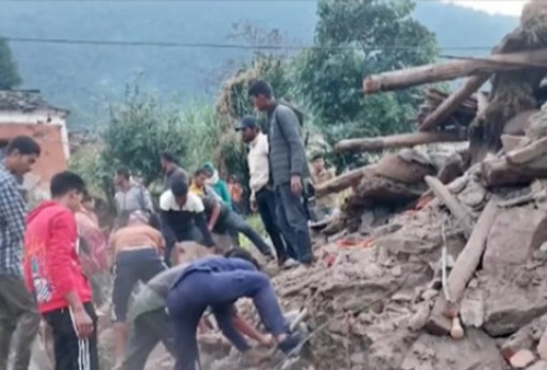 Gempa Bumi Guncang Nepal 6,6 SR Terburuk Dalam Delapan Tahun Terakhir, 157 Orang Tewas dan Puluhan Lainnya Luka-Luka