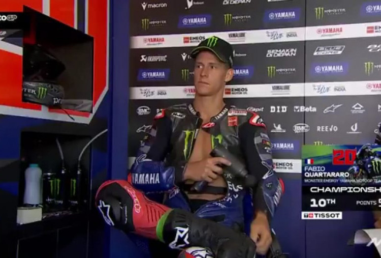 Quartararo Keluhkan Getaran Tinggi YZR-M1 di Sprint Race MotoGP Italia, Cedera Bahu Buka Masalah Utama!