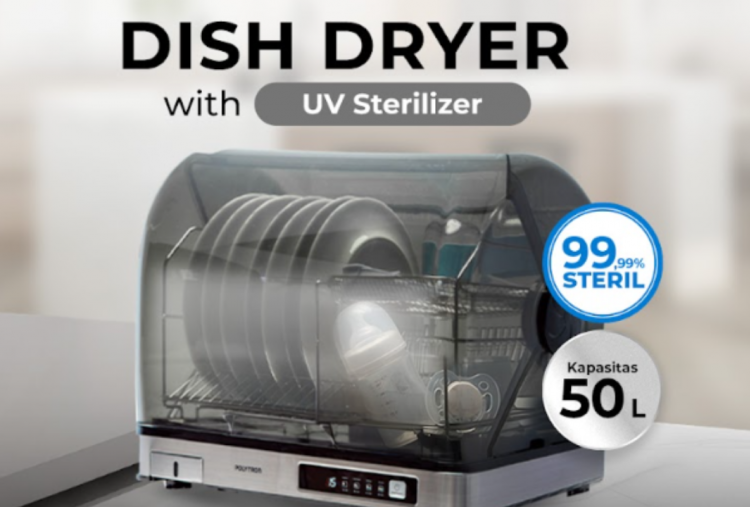 Polytron Luncurkan Dish Dryer Sterilisasi UV, Alat Pengering dan Sterilisasi Higienis untuk Perlengkapan Bayi