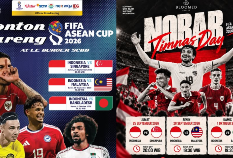 15 Lokasi Nobar Timnas Indonesia vs Bangladesh FIFA ASEAN Cup 2026 di Jakarta