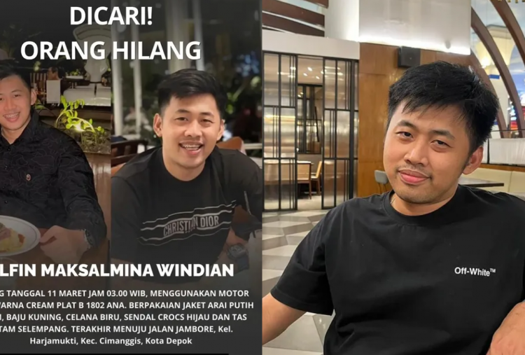 Sosok Alfin Maksalmina Windian, Pria yang Sempat Hilang Ditemukan Tewas di Cikeas