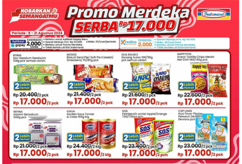 Katalog Promo JSM Indomaret Spesial Kemerdekaan 9-11 Agustus 2024, Detergent Pencuci Baju Mulai Rp10 Ribuan Aja!