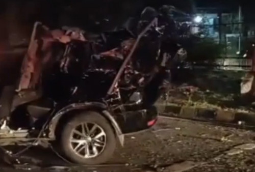 Polisi Beberkan Penyebab Kecelakaan Mobil Toyota Fortuner di Exit Tol Plumpang