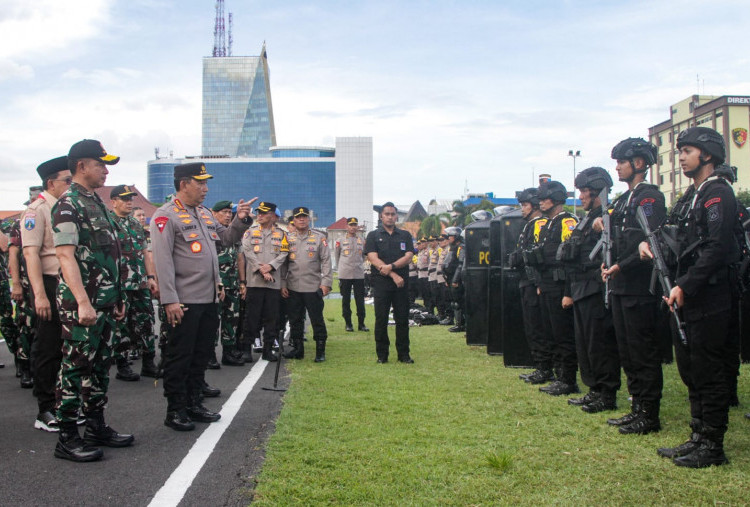 Kapolri Pastikan 156.528 Personel Gabungan Siap Amankan Pesta Demokrasi di Jawa Timur