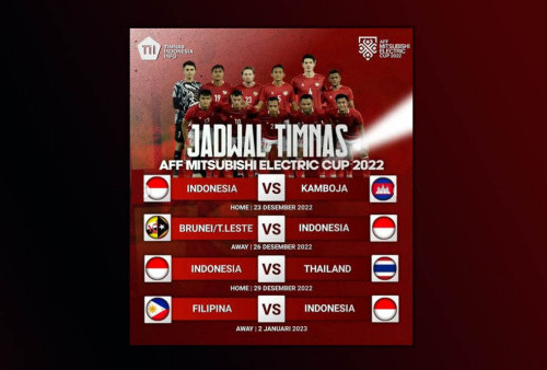 Jadwal Home dan Away Timnas Indonesia di Piala AFF 2022, JIS Masuk Nominator Home Base 