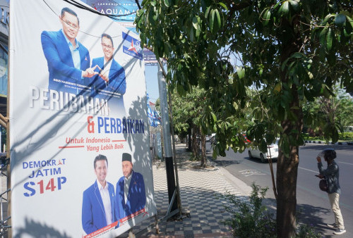 Demokrat  Jatim Mulai Turunkan Baliho Bergambar Anies, Tapi Belum Semua