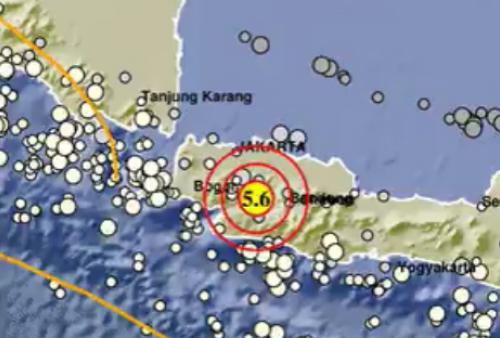 BREAKING NEWS: Gempa Bumi 5,6 Guncang Cianjur Jawa Barat, Getaran Keras Terasa di Jakarta!