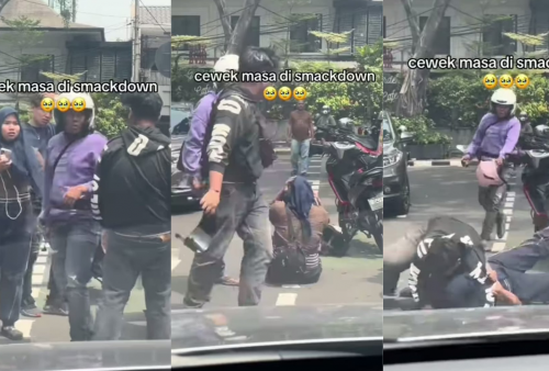 Viral Pria Gempal Banting Wanita di Depan Umum, Begini Kronologinya