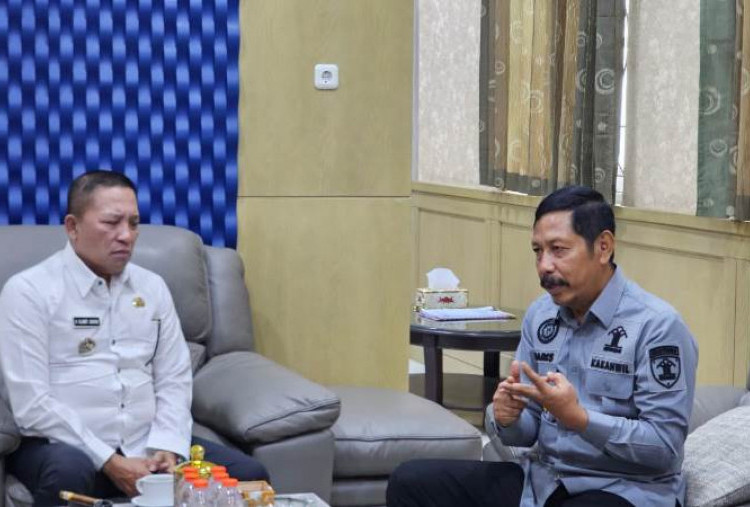 Audiensi dengan Bupati Sampang, Kakanwil Kemenkum Jatim Bahas KMP