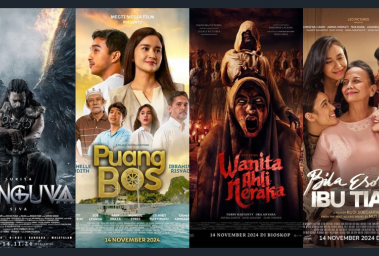 Daftar 4 Film Bioskop Terbaru yang Tayang Perdana Hari ini 14 November, Ada Horor, Komedi, hingga Action