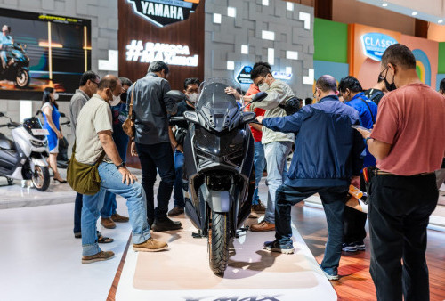 Banyak yang Penasaran, Xmax Connected Jadi Favorit Pengunjung Booth Yamaha di IMOS 2022