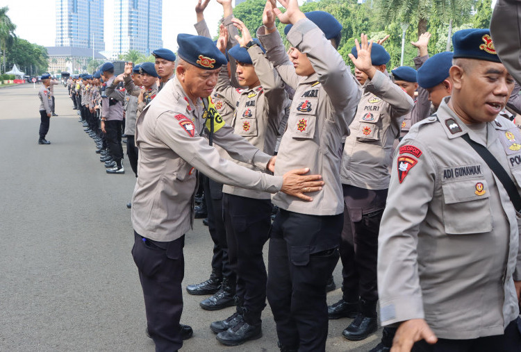 Buruh Turun ke Jalan, Polisi Kerahkan 685 Personel Amankan Gedung DPR dan Kemnaker