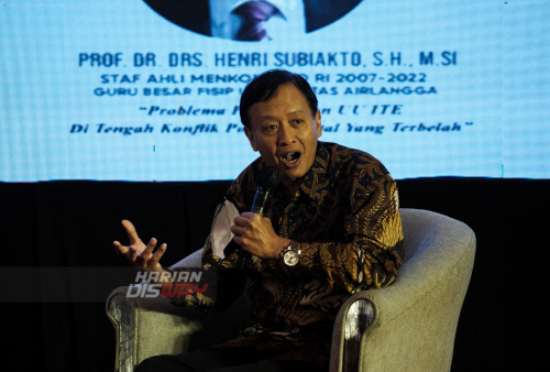 Staf Ahli Menkominfo, Henri Subiakto dalam Seminar Nasional 