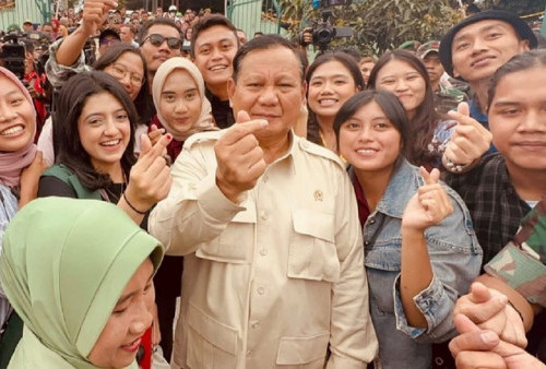 Survei Poltracking: Elektabilitas Prabowo Ungguli Ganjar dan Anies 