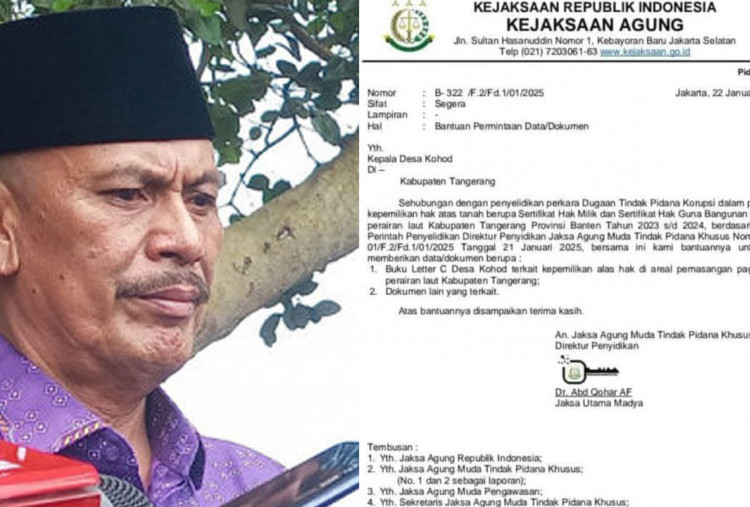 Surat Pemeriksaan Kades Kohod Beredar, Kejaksaan Minta Dokumen Penerbitan SHGB dan SHM