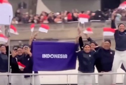 14 Atlet Indonesia Ikuti Defile Opening Ceremony Olimpiade Paris 2024, Elegan Pakai Seragam Terinspirasi Sosok Raden Saleh