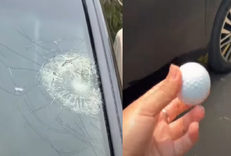 Viral! Kaca Toyota Alphard Pecah Diduga Kena Bola Golf di Sentul, Ditawari Ganti Rugi Rp300 Ribu