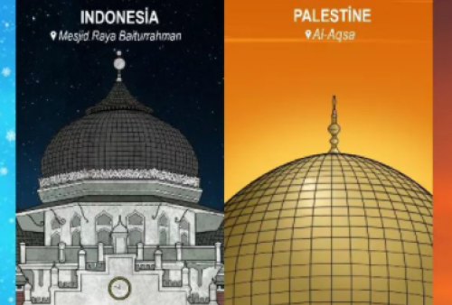 Ucapkan Selamat Ramadan, Mesut Ozil Unggah Masjid Raya Baiturrahman Aceh